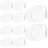 20 Pack TENS Pads Unit Replacement Pads, Reusable TENS Electrode Pads, Self-Adhesive Electrotherapy Patches, Fabric Backed Pads with Premium Gel for Muscle Stimulator Electrotherapy,(Diameter 2") view 1