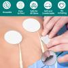 20 Pack TENS Pads Unit Replacement Pads, Reusable TENS Electrode Pads, Self-Adhesive Electrotherapy Patches, Fabric Backed Pads with Premium Gel for Muscle Stimulator Electrotherapy,(Diameter 2") view 2
