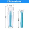 SHTCSZBA Contact Lens Remover Tool, 5 Pieces Silicone Rubber Suction Cup for Scleral and RGP Lens Inserter - Travel-Friendly view 2