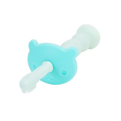 COLLBATH Boys and Girls Toothbrush Boys and Girls Toothbrush Brush Silicone Teether Soft Bristles Safe for Gums
