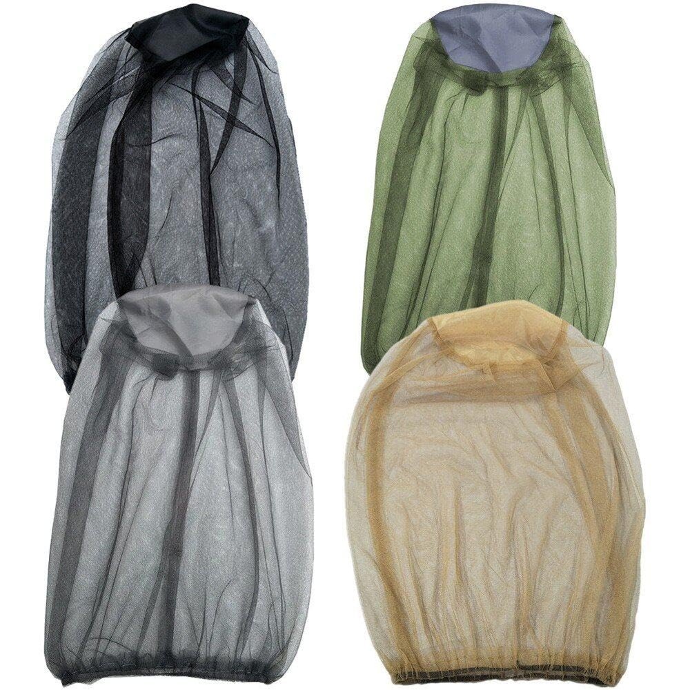 Hrippy Mosquito Head Net Anti Mosquito Insect Hat Breathable Midge Head Net Face Protector Outdoor Fishing Cap Camping Hiking Hats