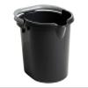 1 x Large 16L Litre Plastic Mop Bucket Cleaning Bucket with Detachable Wringer Carry Handle & Pouring Lip Bucket For Cleaning Floors School Office Restaurant Shop Commercial Use (Midnight Greyish) view 3