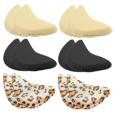 FRCOLOR 6pairs Reusable Shoe Fillers High-Heel Tip Pad Forefoot Pads Shoe for Women Too Inserts Filler Inserts for Casual Tip Mat