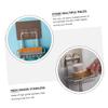 Amosfun Double Layer Soap Rack Wall Mounted Soap Holder Rustproof Stainless Steel Bathroom for Shower view 4