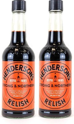 (2 Bottles) Henderson's Hendersons Strong & Northern Relish 142ml