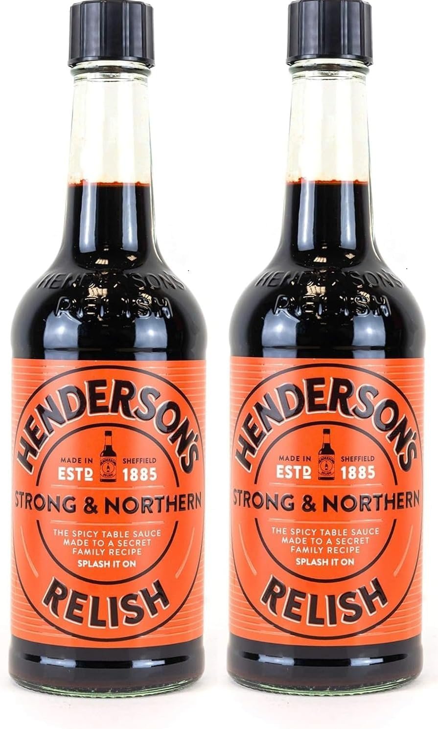(2 Bottles) Henderson's Hendersons Strong & Northern Relish 142ml