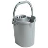 1 x Large 16L Litre Plastic Mop Bucket Cleaning Bucket with Detachable Wringer Carry Handle & Pouring Lip Bucket For Cleaning Floors School Office Restaurant Shop Commercial Use (Silver) view 2
