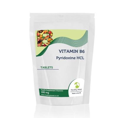 Vitamin B6 Pyridoxine HCL 100mg 250 Tablets