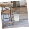 OFFSCH Stainless Steel Trash Can Outdoor Garbage Bucket Handle for Garden Camping Portable Metal Dustbin view 4