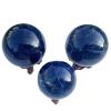 DECORN Blue Sodalite Ball Healing Crystal Ball Sphere Natural Gemstone Ball with Wooden Base for Fengshui,Meditation,Divination,Home Decoration,2.4" Dia view 3