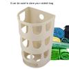 ANKROYU Rubbish Bag Organiser, Wall Mounted Garbage Bag Organiser Multi-Functional Kitchen Garbage Bag Organiser Suitable for Kitchen Bedroom Bathroom Garbage Bag Organiser(Khaki) view 3