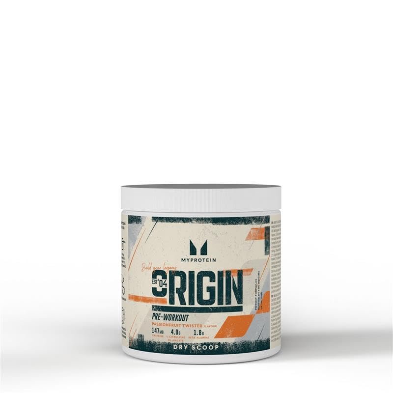 Myprotein Pre Workout - Passionfruit Twister Flavour - 18 Servings of Dry Scoop Pre Workout Powder - 150mg Caffeine, 4g Citrulline Malate and 1.8g Beta Alanine - Boost Energy & Performance