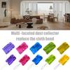 Dust Collector Replacement Cloth Head Not Easy To Fade or Tear and Can Can And Reused Dust Well Washed Be Clean replacement Adjustable eraser tree floor vent Floor Fibre lasting long handles C view 4