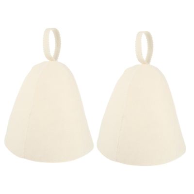 MAGICLULU 2pcs Thickened Felt Sauna Cap Sauna Head Protection Cover for Dry Steam Comfortable Use in