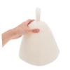 MAGICLULU 2pcs Thickened Felt Sauna Cap Sauna Head Protection Cover for Dry Steam Comfortable Use in view 3