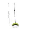 GRIRIW Green 3-in-1 Hand Push Sweeper with Adjustable Handle view 2
