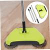 GRIRIW Green 3-in-1 Hand Push Sweeper with Adjustable Handle view 4