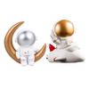 BCOATH Space Astronaut Cake Ornaments Set of 2 Resin Decorations for Birthday Party view 1