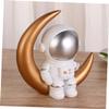 BCOATH Space Astronaut Cake Ornaments Set of 2 Resin Decorations for Birthday Party view 4