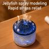 Asixxsix Essential Oil Diffusers, Volcanic Mist Diffuser for Essential Oils, 7 Colors Modes Changed Light Humidifer, Silent and Auto Shut Off, for Desk, Bedside, Room, Home, Office (White) view 3