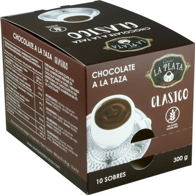 Spanish Hot Chocolate 10 Sachets | Gluten, Soya & Dairy-Free | Vegan | Chocolate a la Taza | 300 gr
