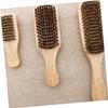 Ipetboom 2pcs Bristle Beard Brush Double-sided Styling Maker Portable Beard Tool for Men's Grooming view 4
