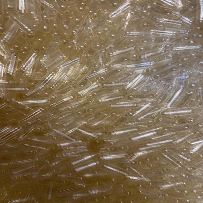 100 Size 5 Empty Gelatin Capsules Tiny Clear Halal & Kosher Pill Cases for Cats, Dogs & Small Pets Easy-Lock Empty Caps for Supplements & Medication
