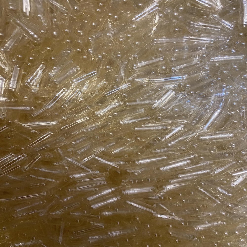 100 Size 5 Empty Gelatin Capsules  Tiny Clear Halal & Kosher Pill Cases for Cats, Dogs & Small Pets  Easy-Lock Empty Caps for Supplements & Medication