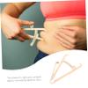 FRCOLOR 2pcs Handheld Skinfold Caliper Body Fat Tester Measurement Device for Men Women Body Fat Ruler Caliper view 4