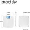 GeRRiT Bathroom Scale, Highly Accurate Digital Bathroom Body Scale, Measures Weight up to 330 lbs, Easy-to-Read Backlit LCD view 2