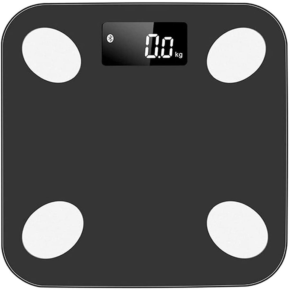 GeRRiT Bluetooth Body Fat Scale, Smart Wireless BMI Bathroom Weight Scale Body Composition Monitor Health Analyzer for Body Weight, Fat, Water, BMI, BMR