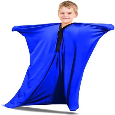 KJDSFJFRFV Sensory Body Sock Sensory Toys For Kids With Autistic And Sensory Processing Disorders Safe, Breathable, Comforting Deep Pressure Body Awareness Socks (Color : Blau1, Size : S)