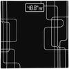 GeRRiT Capacity Precision Digital Bathroom Weighing Scale with Extra Wide Platform,Blue Backlit LCD Display,Tape Measure Batteries Included view 4