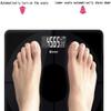 GeRRiT Digital Body Weight Bathroom Scale, 400 Lb, Precision Adult Health Weighing Digital Electronic Scales, Glass Rounded Design, with Large LCD Display-Black view 2