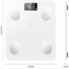 GeRRiT Digital Body Weight Bathroom Scale Weighing Scale, Backlit Display, 400 Pounds, Glass, USB Charging Electronic Weighing view 2