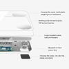 GeRRiT Digital Body Weight Bathroom Scale Weighing Scale, Backlit Display, 400 Pounds, Glass, USB Charging Electronic Weighing view 3