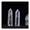 XTVVTODJXT Natural Transparency Crystal Point Clear Quartz Hexagonal Prisms Healthy Obelisk Wand Purification Demagnetization (Color : Clear Quartz, Size : Light Green) view 4