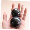 2pcs Hand Exercise Balls Hand Massager Balls Asian Gifts Natural Massage Ball Hand Ball Natural Massage Ball Gym Ball Ball Crafts Black Fitness DINZHHENGYIN view 4