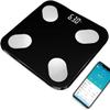 GeRRiT Digital Body Weight Scale, High Precision Wireless Scale with Smartphone App, Smart Step-On Bathroom Weight and BMI Scale, Multiple Users, Sturdy Tempered Glass, 400 lb/180 kg, Black view 3