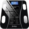 GeRRiT Bluetooth Fat Scale Digital Bathroom Scale Backlit LED Display Sturdy Tempered Glass Mini Smart Weight Scale Human Body Scale, Including 4 high-Precision sensors and 4 Sensitive electrodes view 1