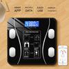 GeRRiT Bluetooth Fat Scale Digital Bathroom Scale Backlit LED Display Sturdy Tempered Glass Mini Smart Weight Scale Human Body Scale, Including 4 high-Precision sensors and 4 Sensitive electrodes view 2
