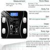 GeRRiT Bluetooth Fat Scale Digital Bathroom Scale Backlit LED Display Sturdy Tempered Glass Mini Smart Weight Scale Human Body Scale, Including 4 high-Precision sensors and 4 Sensitive electrodes view 3