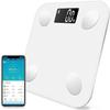 GeRRiT Body Fat Scale Smart BMI Scale Digital Bathroom Wireless Weight Scale, Body Composition Analyzer with Smartphone App sync with Bluetooth, 396 lbs view 1