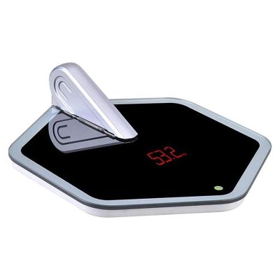 GeRRiT Digital Body Weight Bathroom Scale, Large Red LCD Backlight Display,330 Pounds