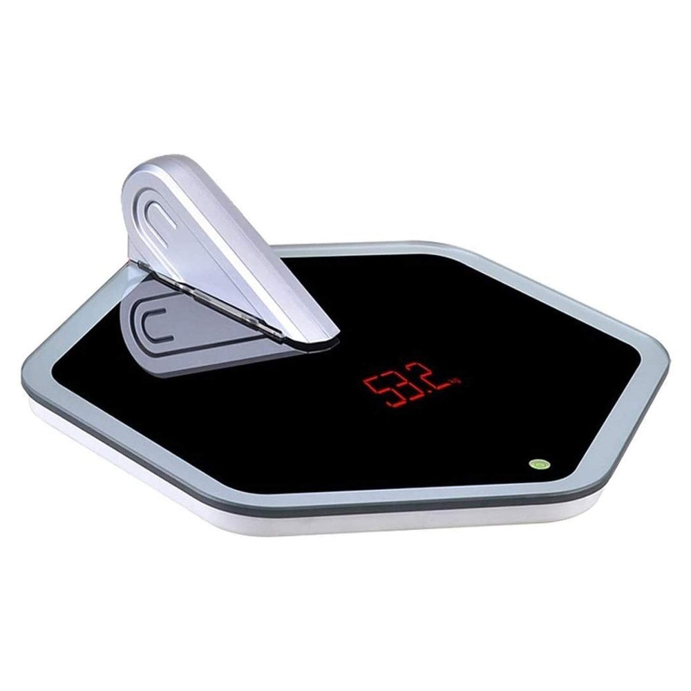 GeRRiT Digital Body Weight Bathroom Scale, Large Red LCD Backlight Display,330 Pounds