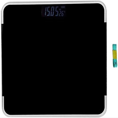 GeRRiT Smart Weighing Body Scale Intelligent Body Fat Scale,High Precision Digital Body Weight Bathroom Scale With Ultra Wide Platform And Easy-to-Read Backlit LCD, Body Tape Measure Included, 440 Po