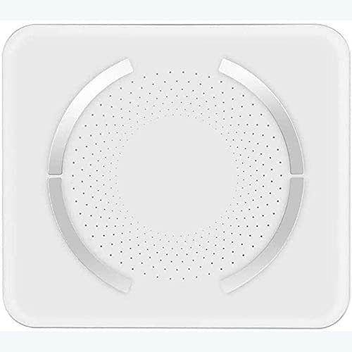 GeRRiT Bluetooth Smart Bathroom Scales for Body Weight Digital Body Fat Scale, Auto Monitor Body Weight,Fat, High-Strength Tempered Class, LED Display Large Closed Fillet, Precision Sensor