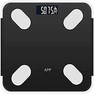 GeRRiT Body Fat Scale, Home Electronic Weight Scale for Measuring Fat, Accurate and Durable Small Dormitory Bodyweighing,Environmental Protection, ConvenientDigital Backlit LCD