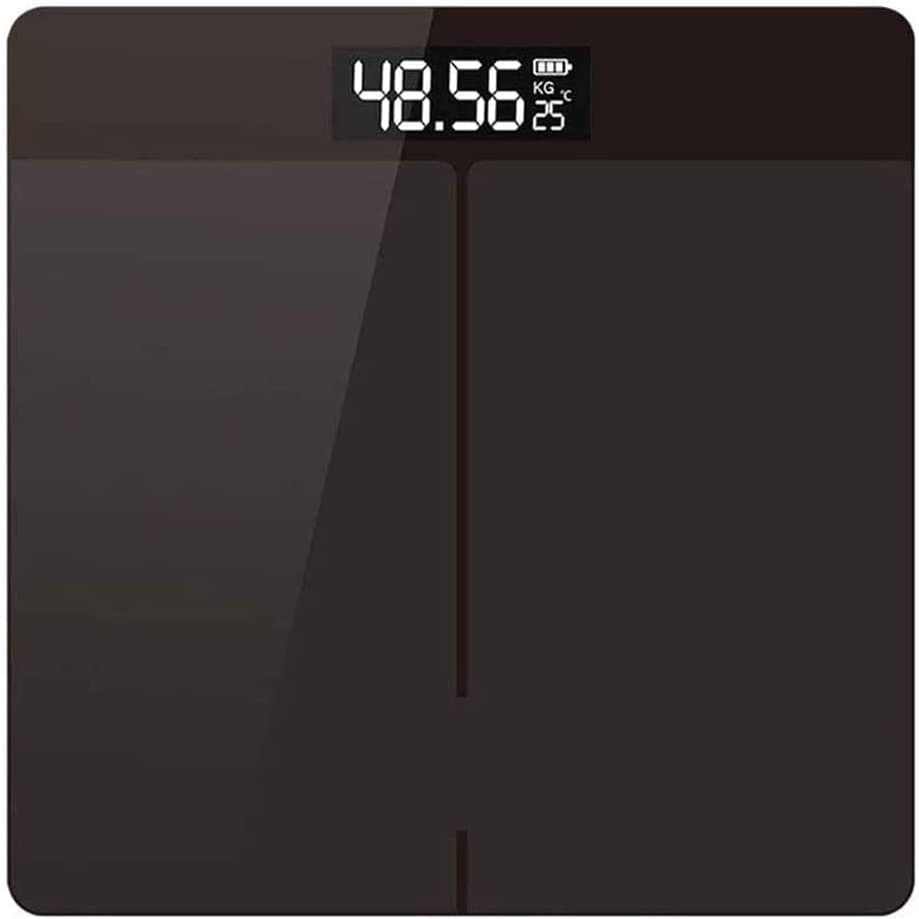 GeRRiT Smart Digital Body Weight Bathroom Scale with Backlit Shine Through Display,400 lbs Capacity and Accurate Weight Measurements