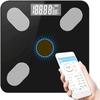 GeRRiT Body Fat Scale, Smart Wireless Digital Bathroom BMI Weight Scale, Body Composition Analyzer Health Monitor with Tempered Glass Platform Large Digital Backlit LCD with Smartphone App view 2